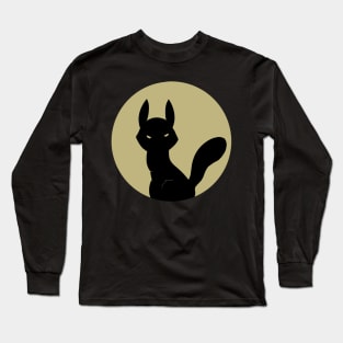 Loth Cat in Moon Long Sleeve T-Shirt